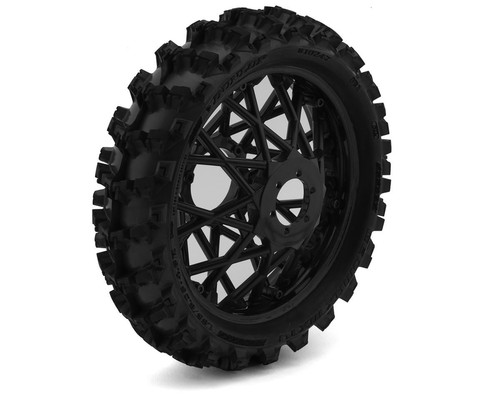 Pro-Line 1/4 Dunlop Geomax MX14 V2 Bead Motocross Pre-Mounted Rear Tire (Black) - Picture 2 of 10