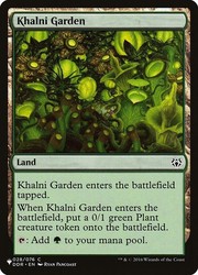 Khalni Garden 028/076 The List
