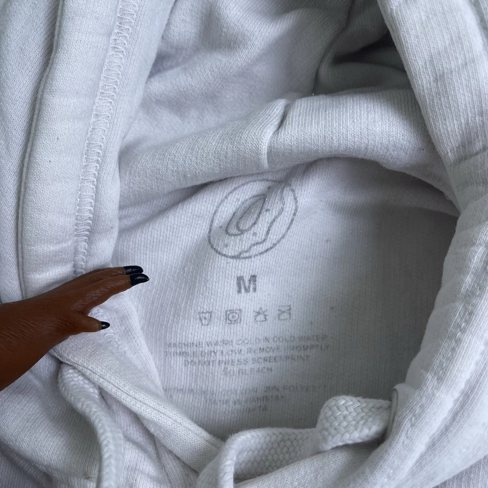 Odd Future OFWGKTA Rainbow White Pullover Hoodie Mens Size M Double Sided - Image 3 of 4