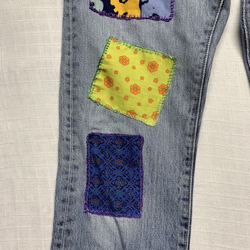 VTG 1995 Levis 501 Jeans Mens 29x34 Straight Leg Button Fly USA 90s Patchwork - Picture 4 of 19