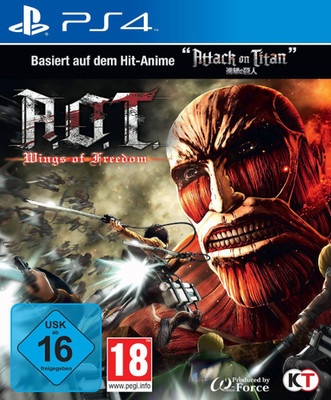 Sony PS4 Playstation 4 AoT Wings of Freedom in OVP