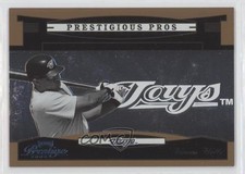 2005 Playoff Prestige Prestigious Pros Bronze /100 Vernon Wells #PP-26 s7f