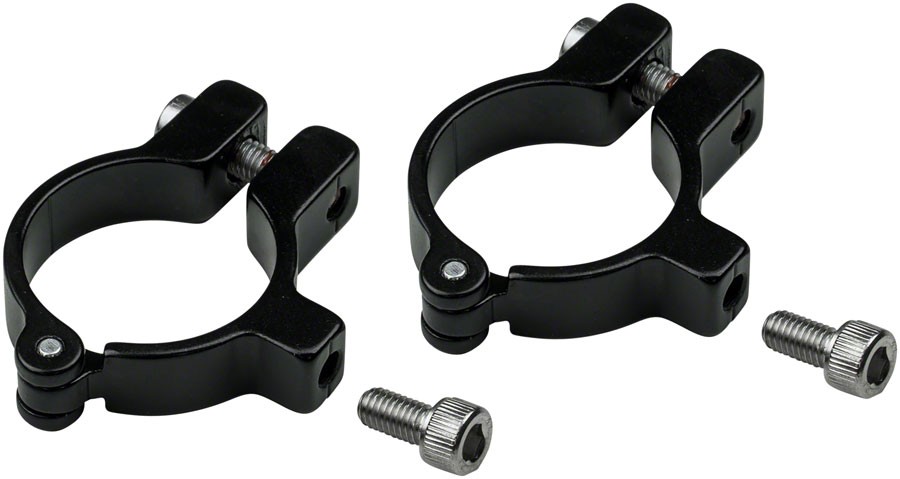 Velo Orange Hinged Water Bottle Cage Clamps - 286mm Durable Black Mounting 4390₽