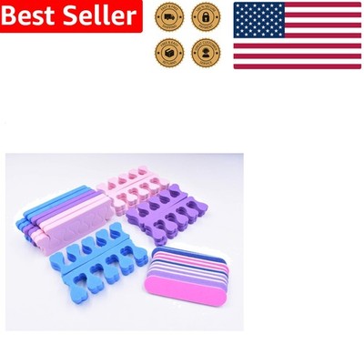 Professional 12 Pairs Toe Spacers Soft EVA Foam Pedicure Manicure Nail Care Set