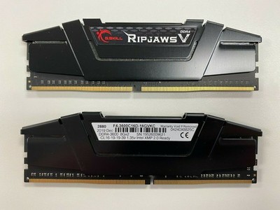 G.SKILL RIPJAWS V 16GB (2x8GB) 288-Pin 3200MHz DDR4 RAM (F4-3200C16D-16GVKB)