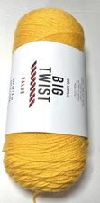BIG TWIST VALUE YARN   1-Pk. VARSITY GOLD. 1 combine Shipping, see details.