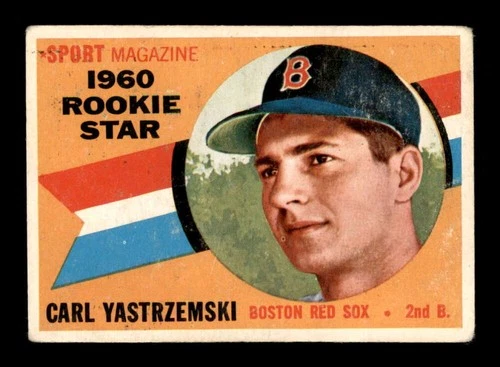 1960 Topps #148 Carl Yastrzemski RS RC GOOD X3520299