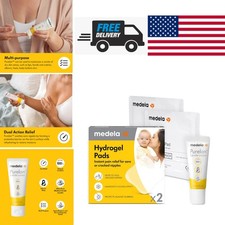 Fast Relief Sore Nipple Kit with Lanolin Cream and Moisture Retaining Pads