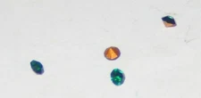 LIONEL PART - 700E-166-  GREEN JEWELS FOR BOILER FRONT- (4)- NEW- H17