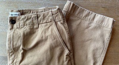 Todd Snyder Relaxed Fit Favorite Chinos Mens 30x30 *(30x29) British Khaki Cotton