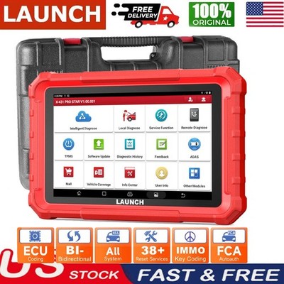 LAUNCH X431 Pro Star Bidirectional Car OBD2 Scanner Diagnostic Tool ECU Coding#！