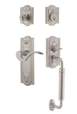 Nostalgic Warehouse MEAMAN_ESET_234_CG_RH Meadows Right Handed - Nickel