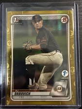2020 Bowman Draft - Chrome R.J. Dabovich #BD-148 Gold Refractor /50 (RC)