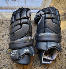 New 'other' STX Stallion 300 Lacrosse Gloves Size S 10" Black