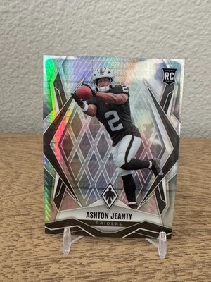 2025 Panini Phoenix - Rookies Ashton Jeanty #158 Silver Hyper (RC) RAIDERS SP