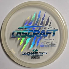 Discraft Zone SS 6x Claw Paul McBeth - 175g Scaled Limited Edition New