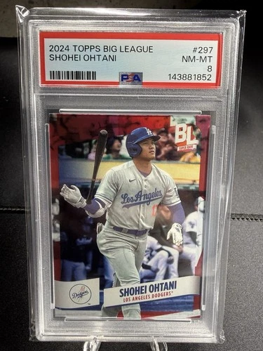 2024 Topps Big League - Shohei Ohtani #297 - Super Rare - PSA 8
