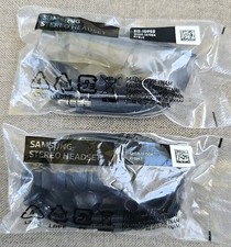 2 Pair Original Samsung OEM AKG Stereo Headset 3.5 Jack