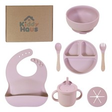 - Silicone Baby Feeding Set  BPA-FREE 9 PCS Baby Led Weaning Supplies Self ...