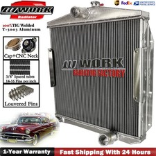 Aluminum Radiator Fits 1955 1956 Pontiac Catalina Star Chief 4.7l 5.2l Cc55po Aluminum Radiator Fits 1955 1956 Pontiac Catalina Star Chief 4.7l 5.2l Cc55po