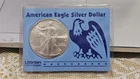 1998 Silver American Eagle Dollar UNC Littleton Coin Company 1 Ounce .999 Silver