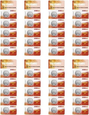 40 CR2032 Batteries - Long-Lasting 240mAh, Eco-Friendly Solution