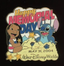 2004 WDW Memorial Day Lilo & Stitch LE Disney Pin 30086