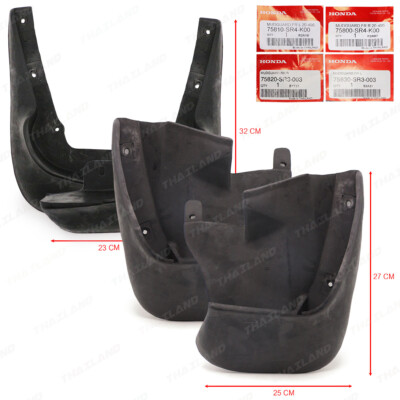 Fits Honda Civic 3Dr Hatchback 1992 95 Set Front Rear Mud Flaps Splash Guards