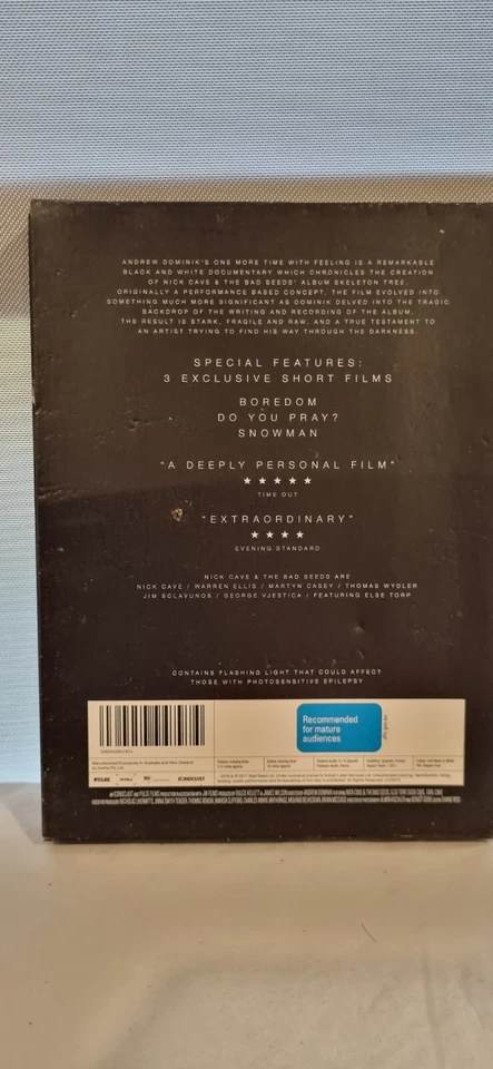 One More Time With Feeling DVD - 2 Disc Set Like New Region ALL - Image 2 of 4