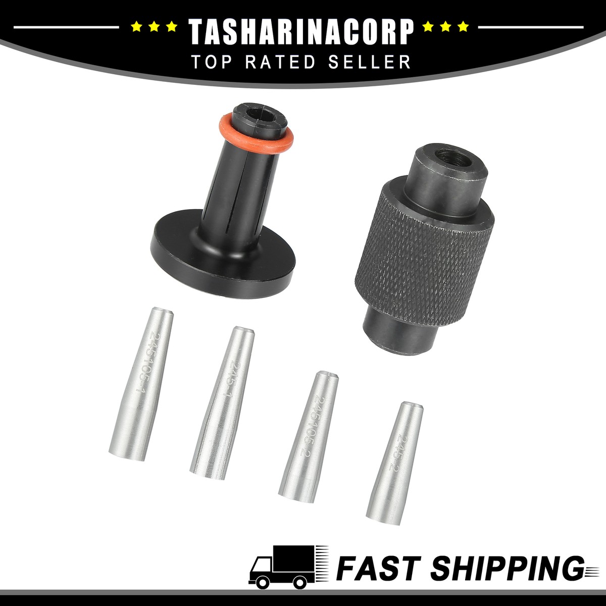 Piece of 6 Fuel Injector Seal Install Sizer Tool fit for GM Piece of 6 Fuel Injector Seal Install Sizer Tool fit for GM