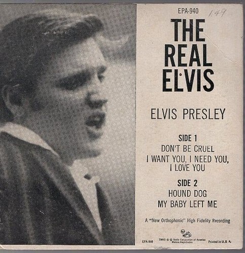 Elvis Presley – The Real Elvis 7" 45 EP w/ PS - Picture 20 of 24