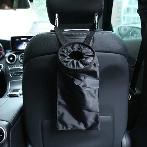Car Trash Bag Hanging with Elastic Opening & Easy Mount with Waterproof Oxford - Bild 4 von 10