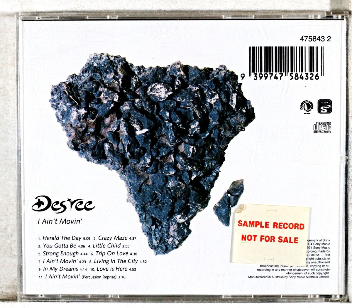 Des'ree - I Ain't Movin' (CD 1994) 2 | eBay