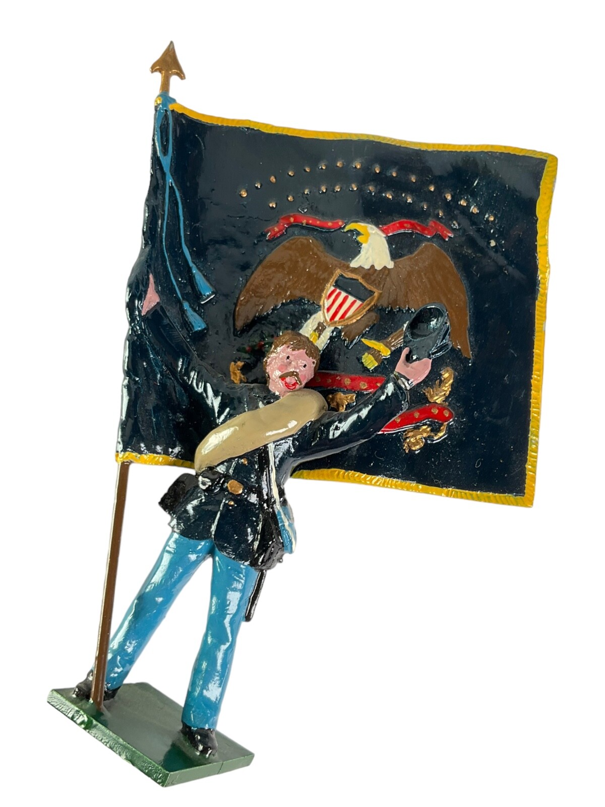 TRADITION #903 UNION INFANTRY w/Flag & Drum BOXED SET 54mm ♤