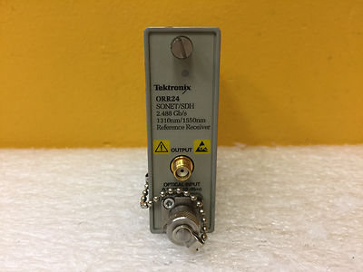 Tektronix ORR24, 2.488 Gb/s, 1310 to 1550 nm, Sonet / SDH, Reference Reciever