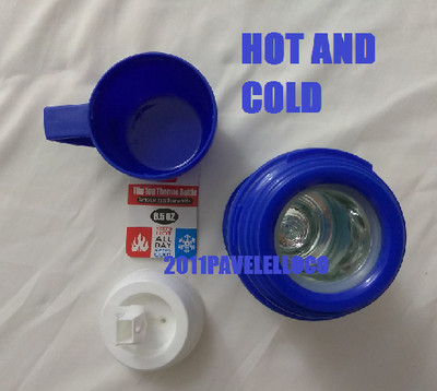 tHERMO 0.25 LT (8.5 OZ) BLUE (AZUL), COFFEE ,TEA , HOT AND COLD beverage TERMO