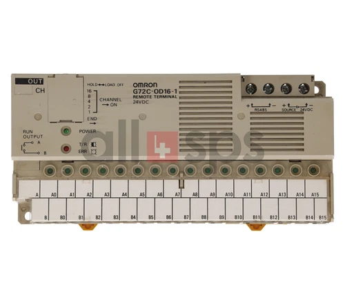 OMRON REMOTE TERM, 16 PNP OUTPUT MODULE - G72C-OD16-1 (USED)