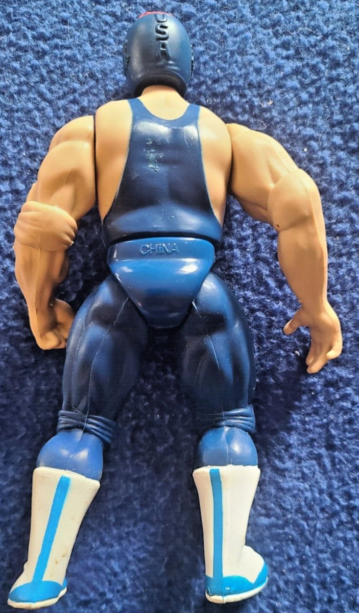 1996 Vintage WWE/WWF Owen Hart Blue Blazer Wrestling Figure