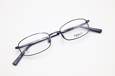 FLEXON STEINBECK 600 412 Shiny Midnight Blue 48-18-140 Eyeglass Frames J229
