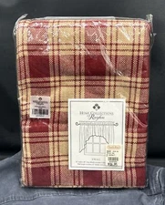 Raghu Swag Curtain Home Collection Millbrook Check 72x63