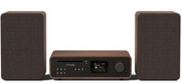PURE CLASSIC STEREO COFFEE BLACK/WALNUT INTERNET DAB FM CD BLUETOOTH SPOTIFY