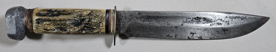 Vintage Possible EDGE BRAND 432/482 Solingen Genuine Stag Bowie Knife - Image 2 of 4