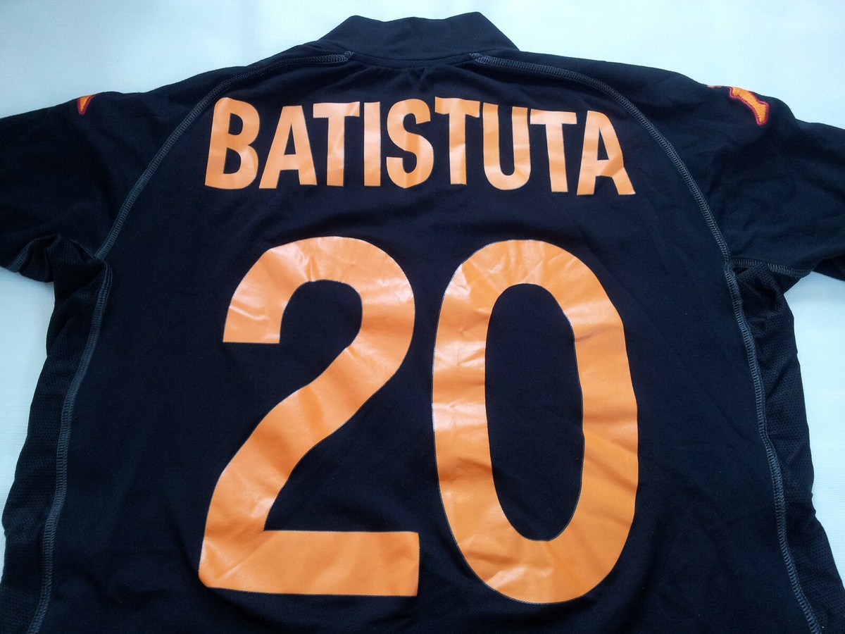 VINTAGE KAPPA AS ROMA #20 BATISTUTA SOCCER JERSEY IN SIZE XL | eBay