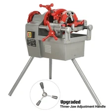 1/2"-2" Heavy Duty Electric Pipe Threader 750W with Support Threading Machine