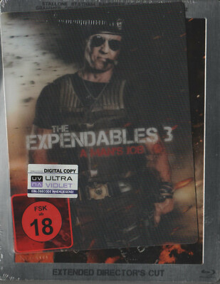 The Expendables 3 - A Man´s Job, Blu Ray Steelbook + Lenticular Karte NEU & OVP