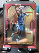 2021 Panini Prizm WNBA Diamond DeShields Red Prizm 141/299 Chicago Sky