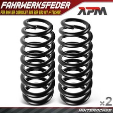2x Federn Fahrwerksfeder Hinten für BMW 1er Cabriolet E88 3er E90 mit M-Technik
