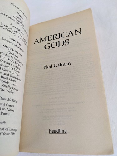 American Gods by Neil Gaiman 2001 Headline - Picture 10 of 12