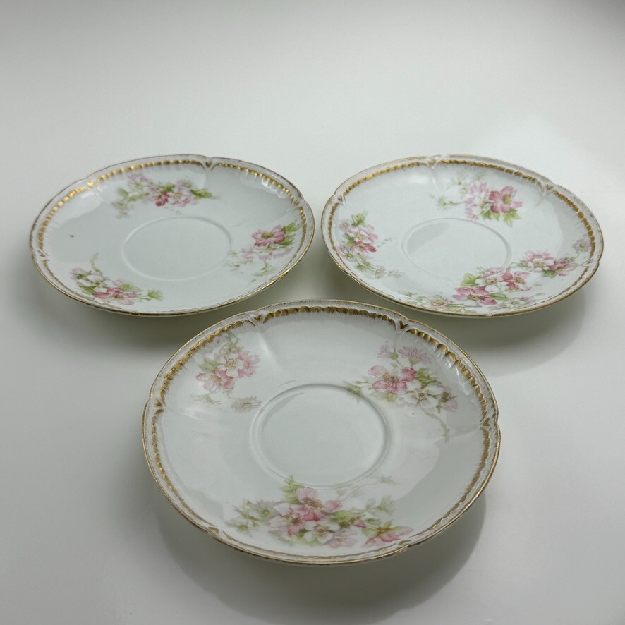 CH.FIELD HAVILAND 3点SET CH Field Set Of 3 Haviland Limoges GDA France Antique 1900's