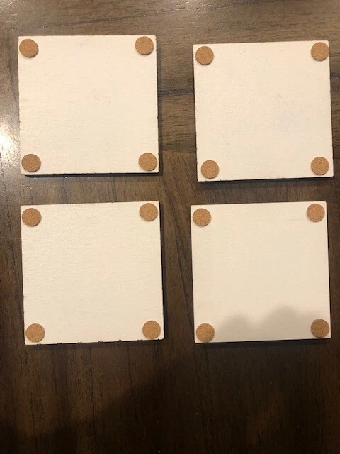 Taylormade Stealth Spider Drink Coasters Wood Authentic Limited Rare Item Set 4 - Image 3 of 3